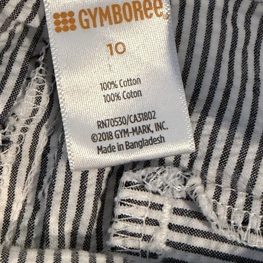 Special Occasion Gymboree Seersucker Pants blue white stripe Size 10 EXCELLENT